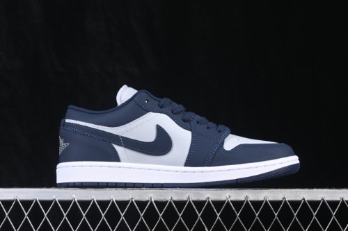 Nike Air Jordan 1 Low AJ1 Grey Blue Low-Top Retro Cultural Basketball Shoes - IV6045-451
