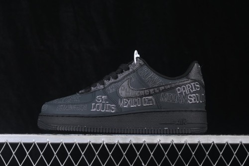 Nike Air Force 1 '07 Low Low-Top Casual Sneakers with Full-Length Air Cushion - II1549-001