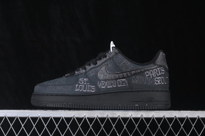 Nike Air Force 1 '07 Low Low-Top Casual Sneakers with Full-Length Air Cushion - II1549-001