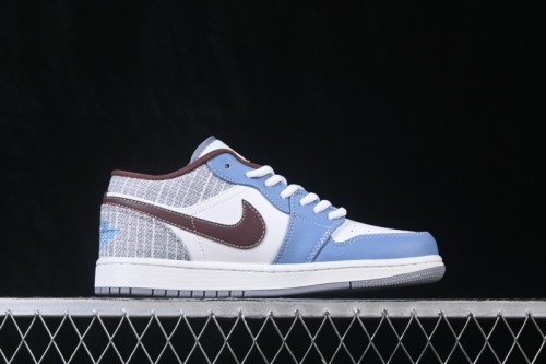 Air Jordan 1 Low AJ1 Denim Blue Low-Top Retro Cultural Basketball Shoes - IZ6154-121