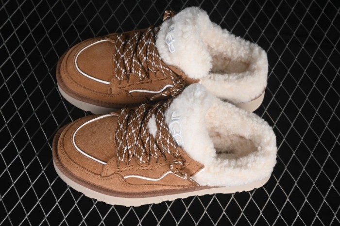 UGG Highland Lowmel Suede and Textile Colorblock Low Top Casual Sneakers - 1180313 CHE