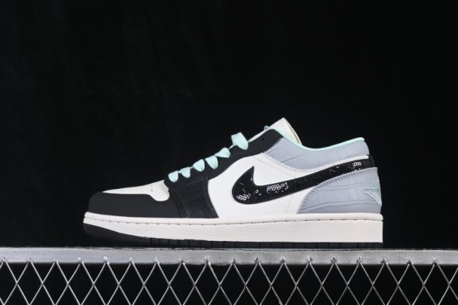 Nike Air Jordan 1 Low Method of Make Turquoise Low-Top Casual Sneakers - IX5001-101