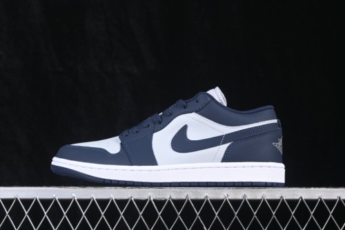 Nike Air Jordan 1 Low AJ1 Grey Blue Low-Top Retro Cultural Basketball Shoes - IV6045-451