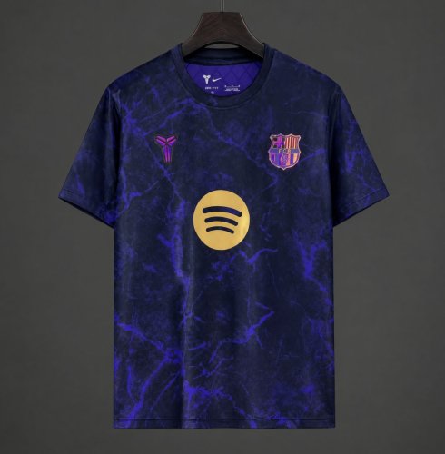 26/27 Barcelona Purple Marbled Pattern Pre-Match Jersey
