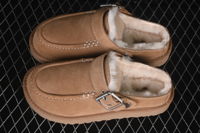UGG Golden Family Solid Color Round Toe Slippers - 1180251 CHE