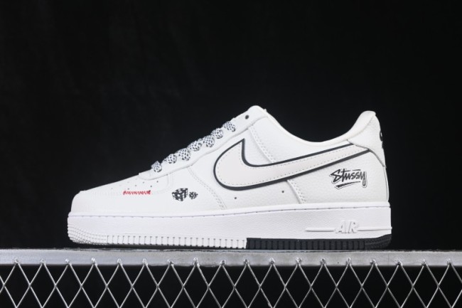 Nike Air Force 1 '07 Low Retro Casual Sneakers with Full-Length Air Cushion - WY0655-122