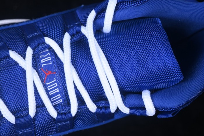 Air Jordan 11 Retro High-Top Basketball Shoes in Blue and Orange - CT8012-114