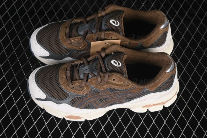 Asics Gel-NYC Retro Running Shoes with Suede and Mesh Upper - 1203A383-201