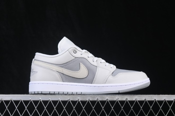 Nike Air Jordan 1 Low AJ1 Light Grey Colorblock Low-Top Retro Culture Basketball Shoes - IO2049-100