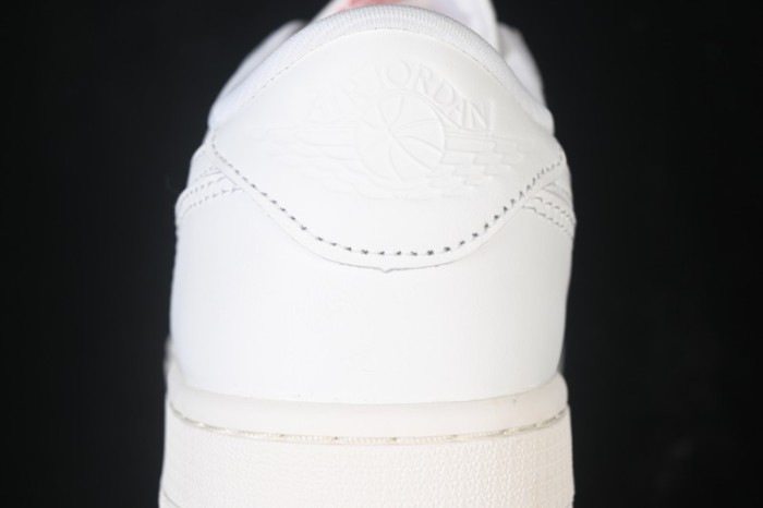 Nike Air Jordan 1 Retro Low OG Sail and University Red Low-Top Retro Basketball Shoes - HQ6998-100