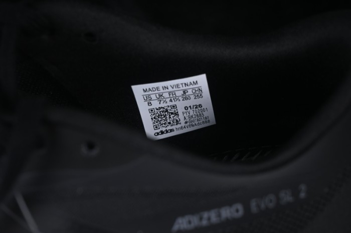 Adidas Adizero Evo 2 SL BK2685 Ultra-Light Breathable Cushioned Running Shoes - BK2685