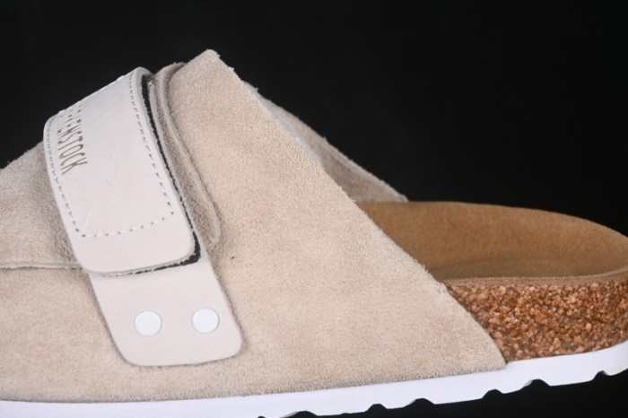 Birkenstock Suede Shearling Sandals with Cork Latex Footbed and EVA Outsole - 1015572