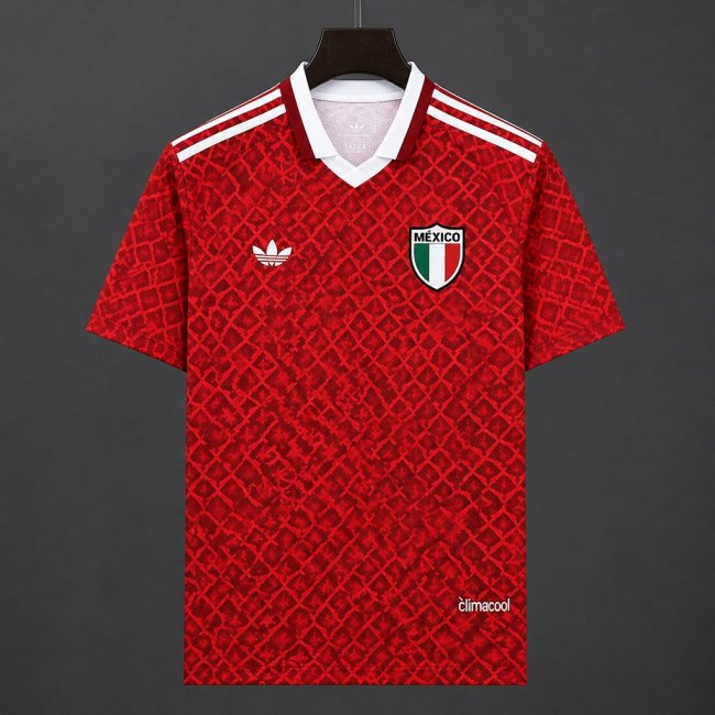 2026 Mexico Centenary 100 Years Anniversary Red Jersey