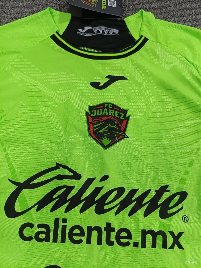 26/27 Juarez Home Light  Green Jersey