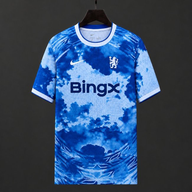 26/27 Chelsea Home Pre-Match Blue Jersey