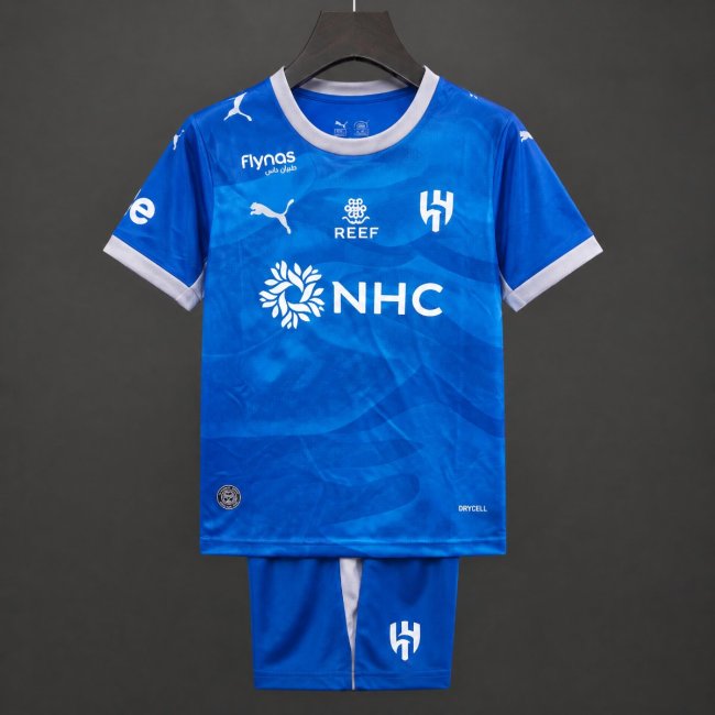 26/27 Kids Al-Hilal Home Blue Jersey