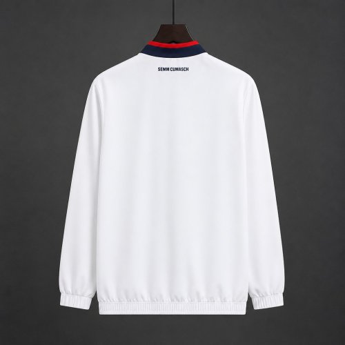 26/27 Como 1907 White Full Zipper Windbreaker