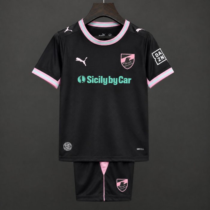 26/27 Kids Palermo Third Black Jersey
