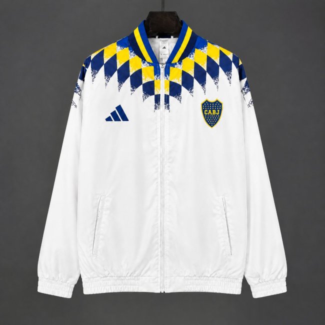 26/27 Boca Juniors Travel 3 Full Zipper Windbreaker