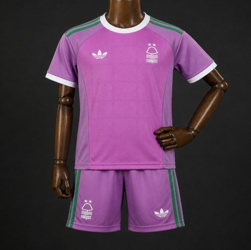 26/27 Kids Nottingham Forest Goalkeeper 2 Pueple Jersey