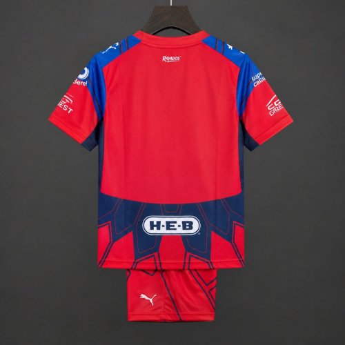 26/27 Kids Rayados Monterrey Goalkeeer Red Jersey