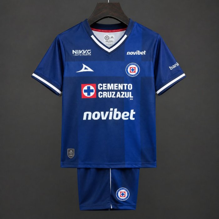 26/27 Kids Cruz Azul Third Navy Blue Jersey