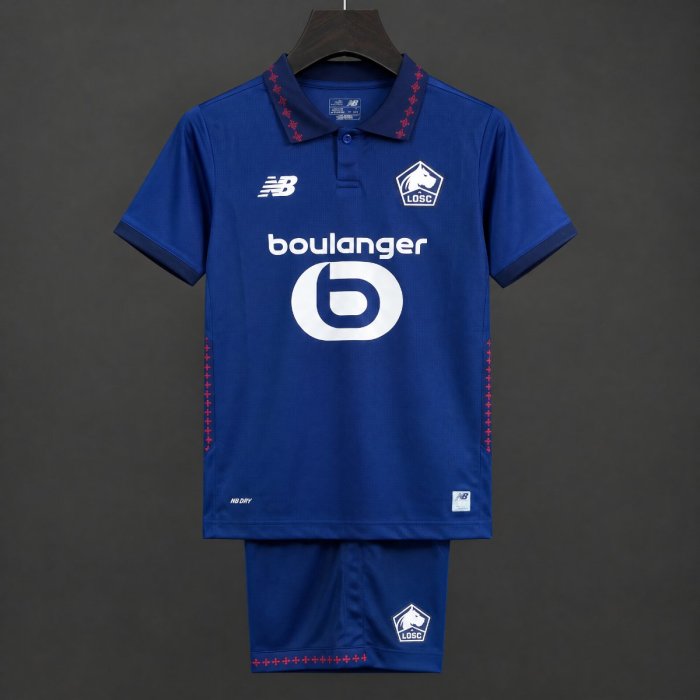 26/27 Kids Lille Third Navy Blue Jersey