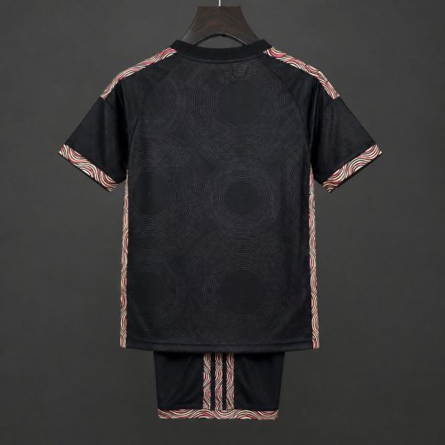 26/27 Kids Lyon Third Black Jersey Kit