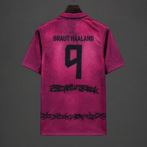 2026 Norway x Travis Scott Cactus Jack Total 90 Haaland  Maroon Jersey