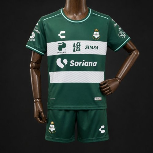 26/27 Kids Santos Laguna Home Dark Green Jersey