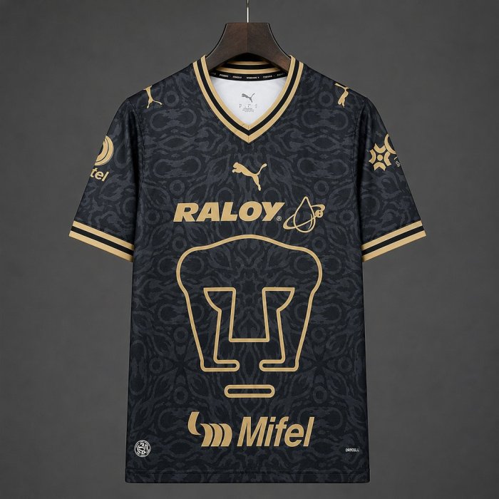 26/27 Pumas UANL Third Black Jersey
