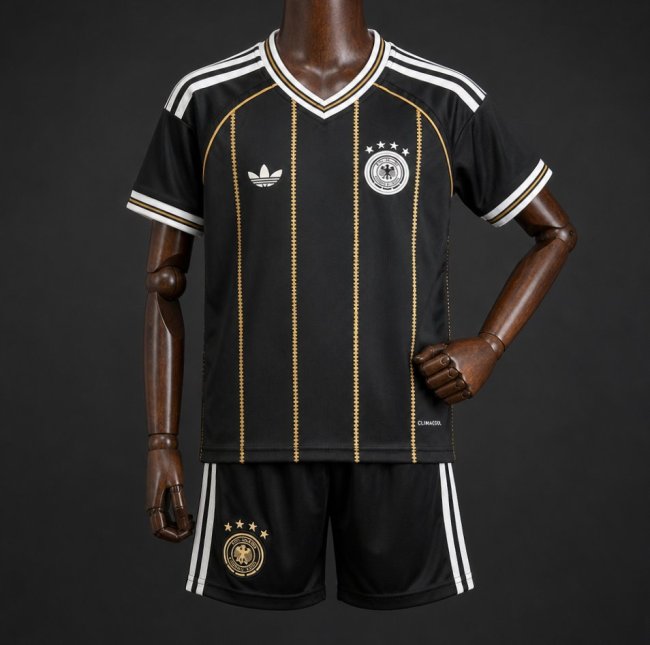 2026 Kids Germany Third Black Jersey