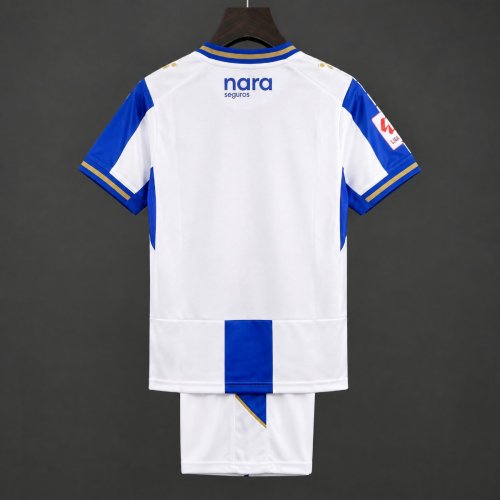 26/27 Kids Leganes Home White Blue Jersey
