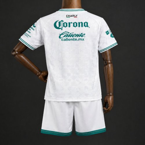 26/27 Kids Santos Laguna Away White Green Jersey