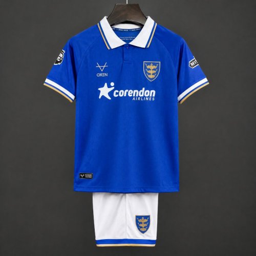 26/27 Kids Hull City Third Blue Jersey