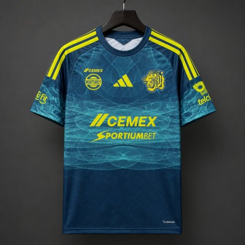 26/27 Tigres UANL Third Teal Jersey