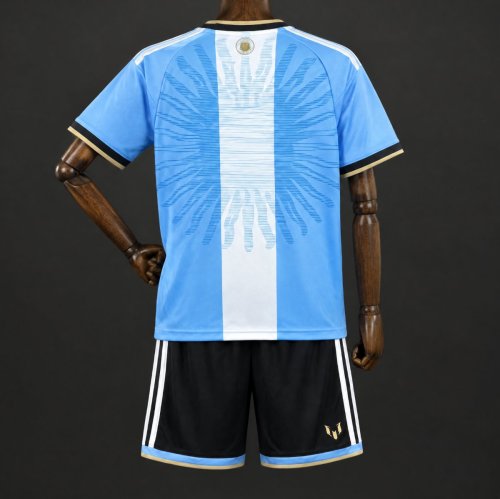 2026 Kids Argentina MESSI Tribute Blue Jersey