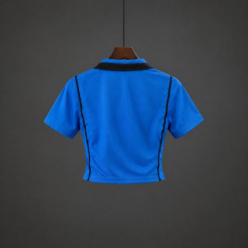 2026 Corinthians Third Blue Women Crop Jersey