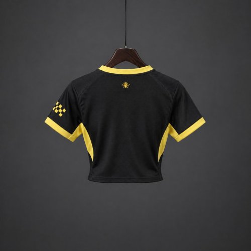 26/27 Manchester City Away Black Women Crop Jersey
