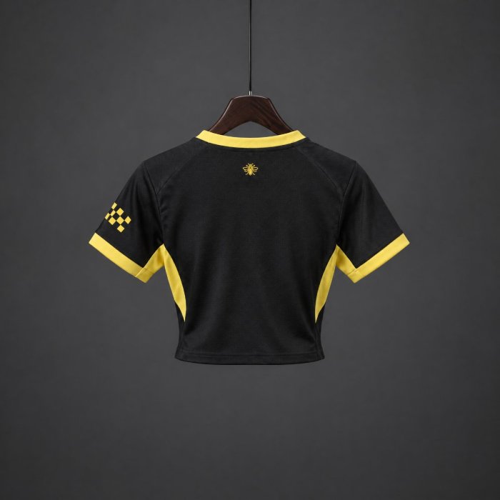 26/27 Manchester City Away Black Women Crop Jersey