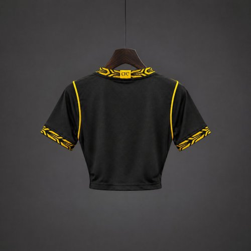 26/27 Chelsea Away Black Women Crop Jersey