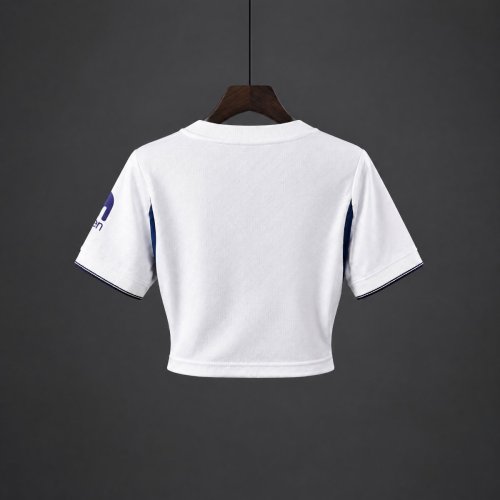 26/27 Tottenham Hotspur Home White Women Crop Jersey
