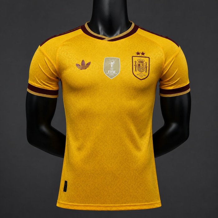 Player Version 26/27 Spain Special Edition Yellow 2 Stars Jersey