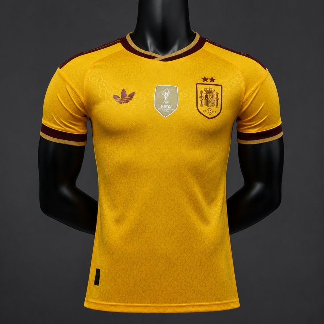 Player Version 26/27 Spain Special Edition Yellow 2 Stars Jersey