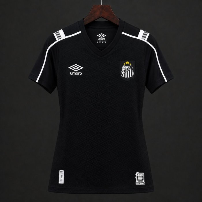 2026 Women Santos Third Black Jersey