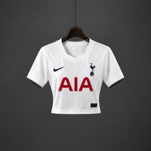 26/27 Tottenham Hotspur Home White Women Crop Jersey