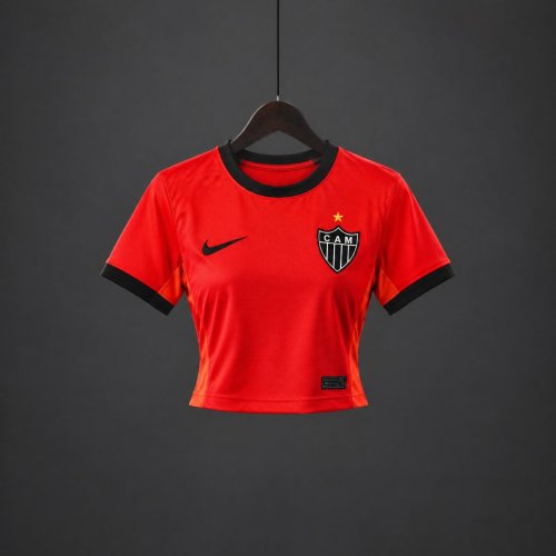 26/27 Atletico Mineiro Third Red Women Crop Jersey