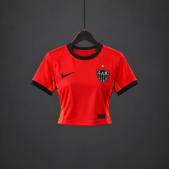 26/27 Atletico Mineiro Third Red Women Crop Jersey
