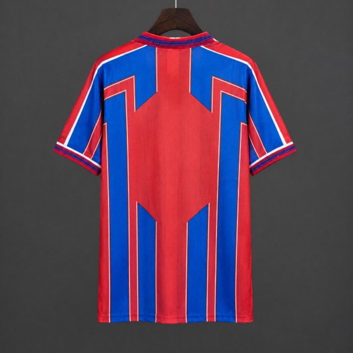 Retro  98/99 Trabzonspor Home Red/Blue Stripes Jersey