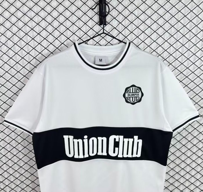Retro 84/85 Club Olimpia Home White Jersey
